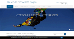 Desktop Screenshot of fly-a-kite.de